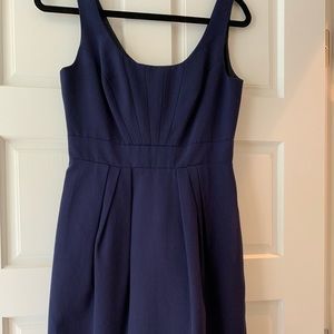 Shoshanna midnight blue cocktail dress (4)